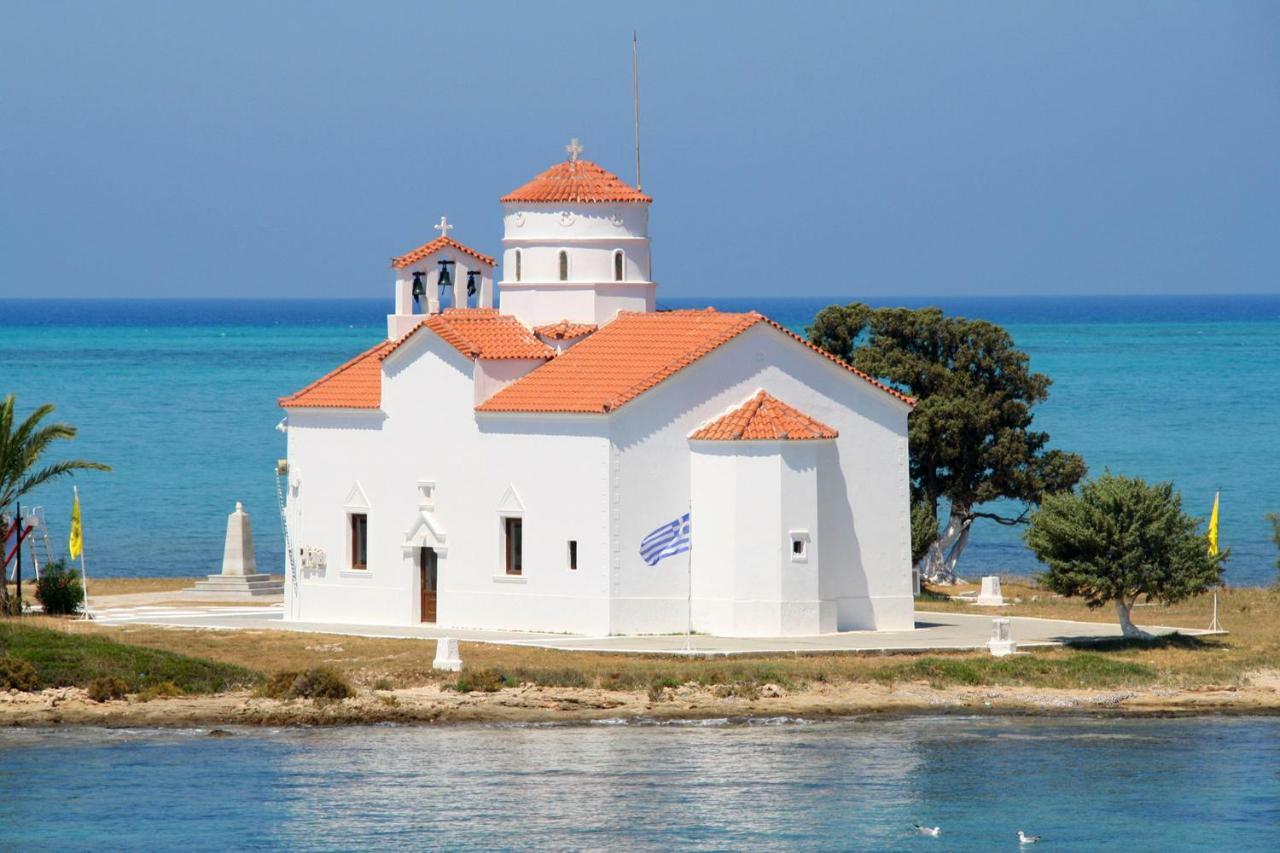 Elafonisos: Two Storey House On The Sea Front Extérieur photo